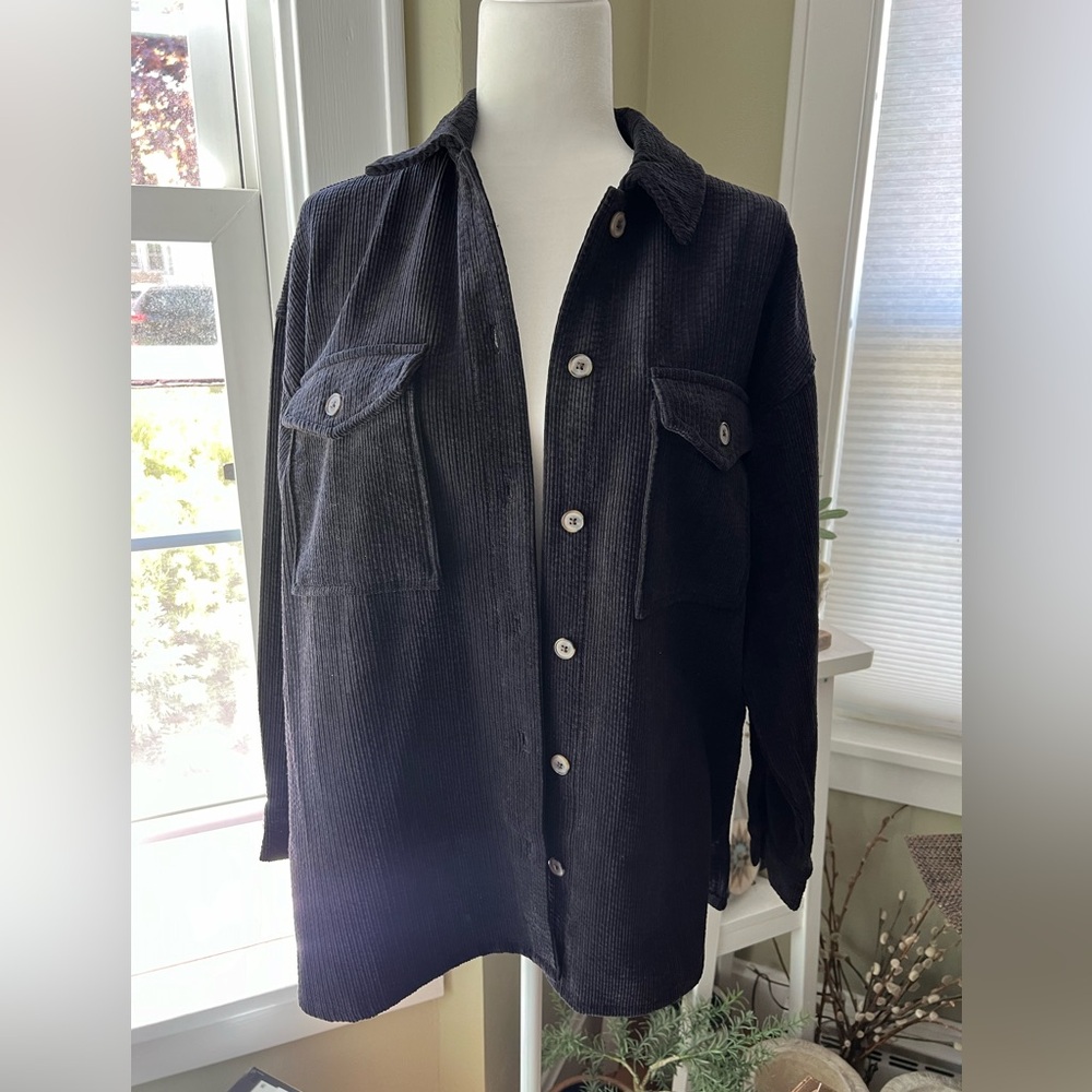 Forever 21 Black Shacket